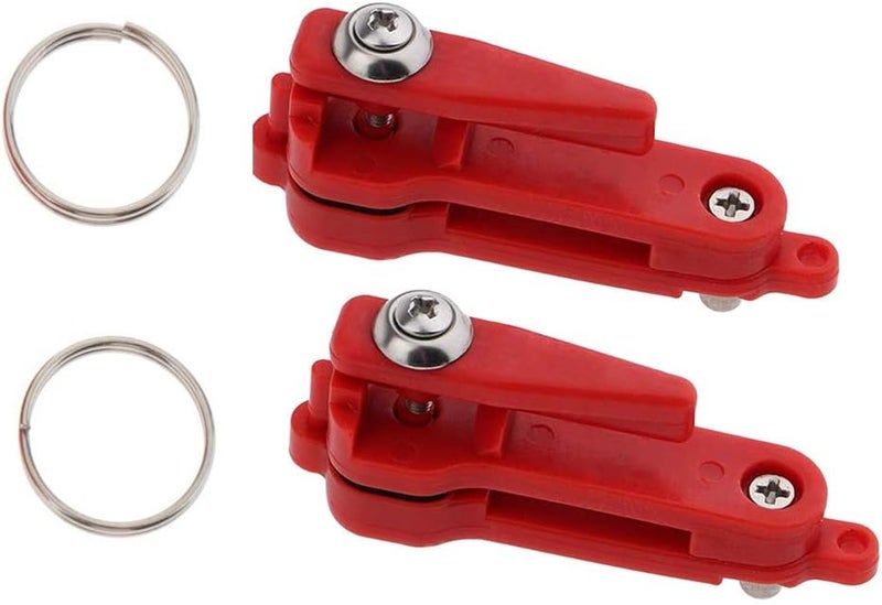 Uncedaran Heavy Tension Planer Board Trolling Fishing Release Clip Lock Line Quick Release Clips with O-Rings - 2pcs - Image 2