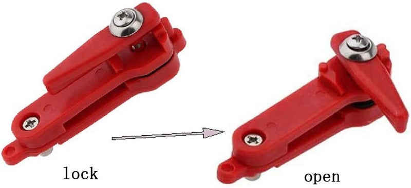 Uncedaran Heavy Tension Planer Board Trolling Fishing Release Clip Lock Line Quick Release Clips with O-Rings - 2pcs - Image 5