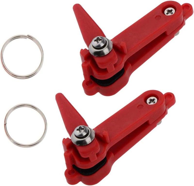 Uncedaran Heavy Tension Planer Board Trolling Fishing Release Clip Lock Line Quick Release Clips with O-Rings - 2pcs - Image 3