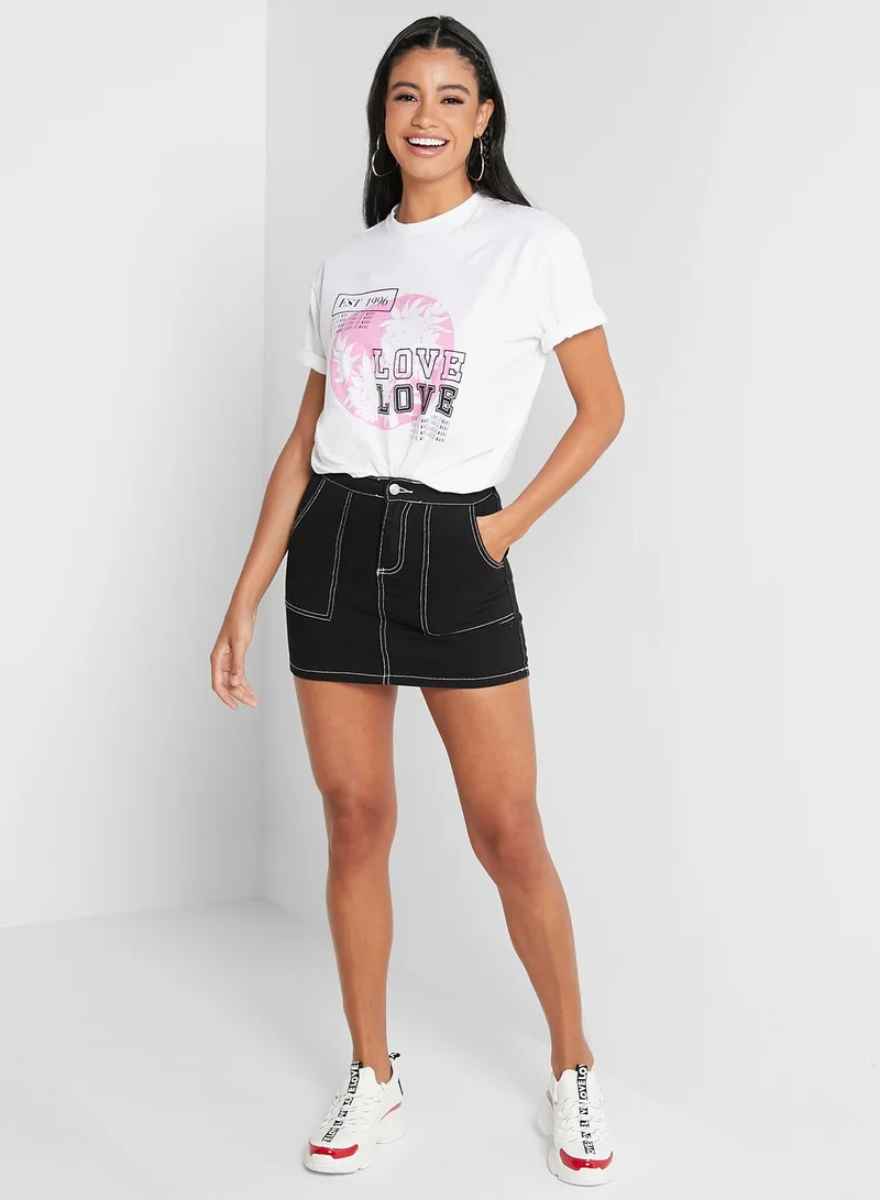 Ginger Oversized Graphic T-Shirt