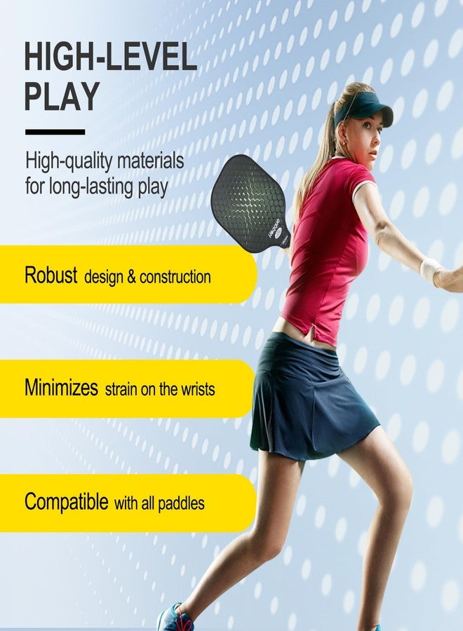 Hoqque 6 Packs Pickle Paddle Ball Grip Tape Tennis Badminton Racket Overgrip Comfort Dry Feel Racquet Pick Handle Wrap Ball Equipment Accessories Kit Tennis Lovers Women Men Birthday Blue - Image 5