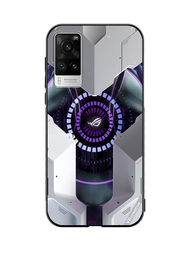 VR CREATIVE Protective Case Cover For Vivo X60 Pro Republic Of Gamers Logo Design Multicolour - Image 1