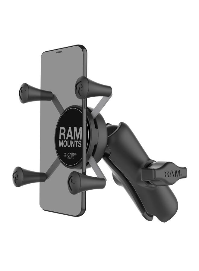 RAM Mounts حامل الهاتف RAP-HOL-UN7B-201U X-Grip مع ذراع مزدوجة من الكومبوزيت (متوسط) متوافق مع مكونات كرة RAM بحجم 1" - Image 1
