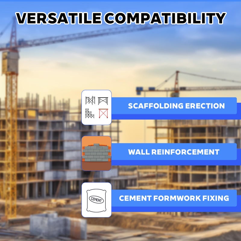 Frienda Adjustable Wall Brace 14"-25" Length Wall Bracing Concrete Turnbuckle Form Aligner Concrete Form Support, Heavy Duty Galvanized Steel, Ends Swivel 180 Degrees - Image 5