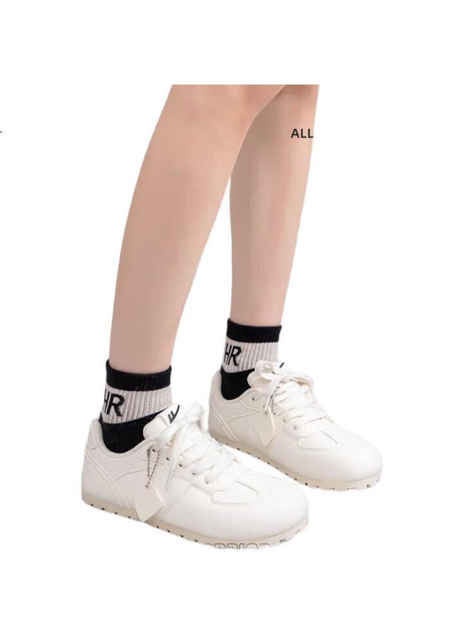 Pull Back Warrior Women'S Fashionable All-Match Training Shoes Ladies Casual Board Shoes 4395Z Beige 35 - Image 3