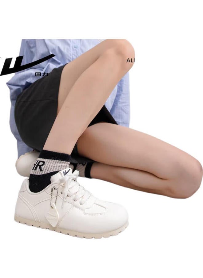 Pull Back Warrior Women'S Fashionable All-Match Training Shoes Ladies Casual Board Shoes 4395Z Beige 35 - Image 1