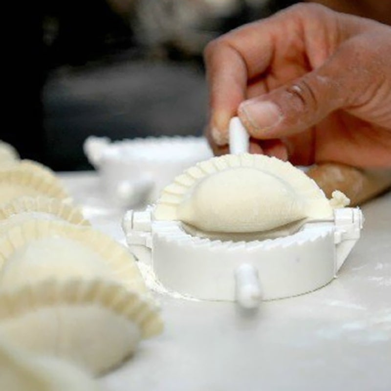 facemile Dumpling Maker Perfect Crimping Kitchen Tool - DIY Cooking Food Mould for Calzone Empanada Ravioli Pierogi - Image 2