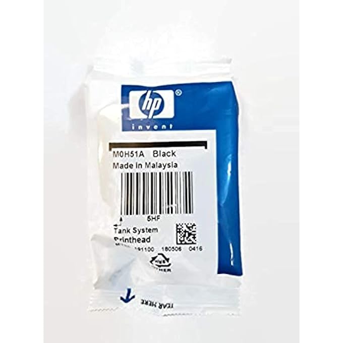 HEWLETT PACKARD PRODUCT INK TANK PRINT-HEAD BLACK M0H51A SINGLE PACK (1 BLACK HEAD [PRINTER HEAD]) FOR ( GT 5821/5820/5810/415 INK TANK) - Image 1