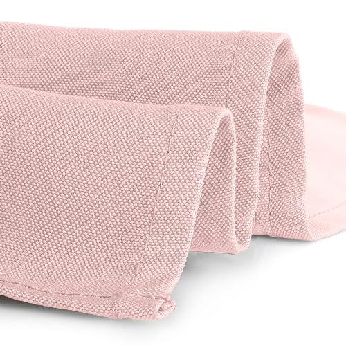 Gee Di Moda Rectangle Tablecloth - 60 x 102 Inch Pink Table Cloth for 6 Foot Rectangle Table - Heavy Duty Washable Fabric - for 6 Ft Buffet Table, Holiday Party, Dinner, Wedding & Baby Shower - Image 3