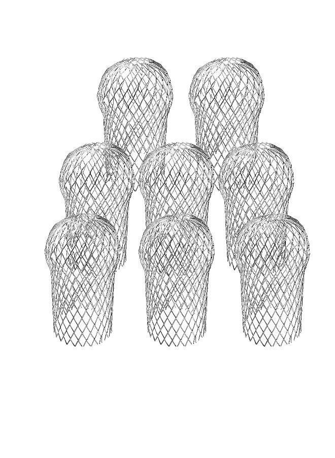 Gutter Guards, KASTWAVE 3.5 Inch Expandable Aluminium Filter Strainer, Gutter Strainer Gutter Downspout Protectors for Preventing Blockage Leaves Debris (8 Pack)  - Image 1