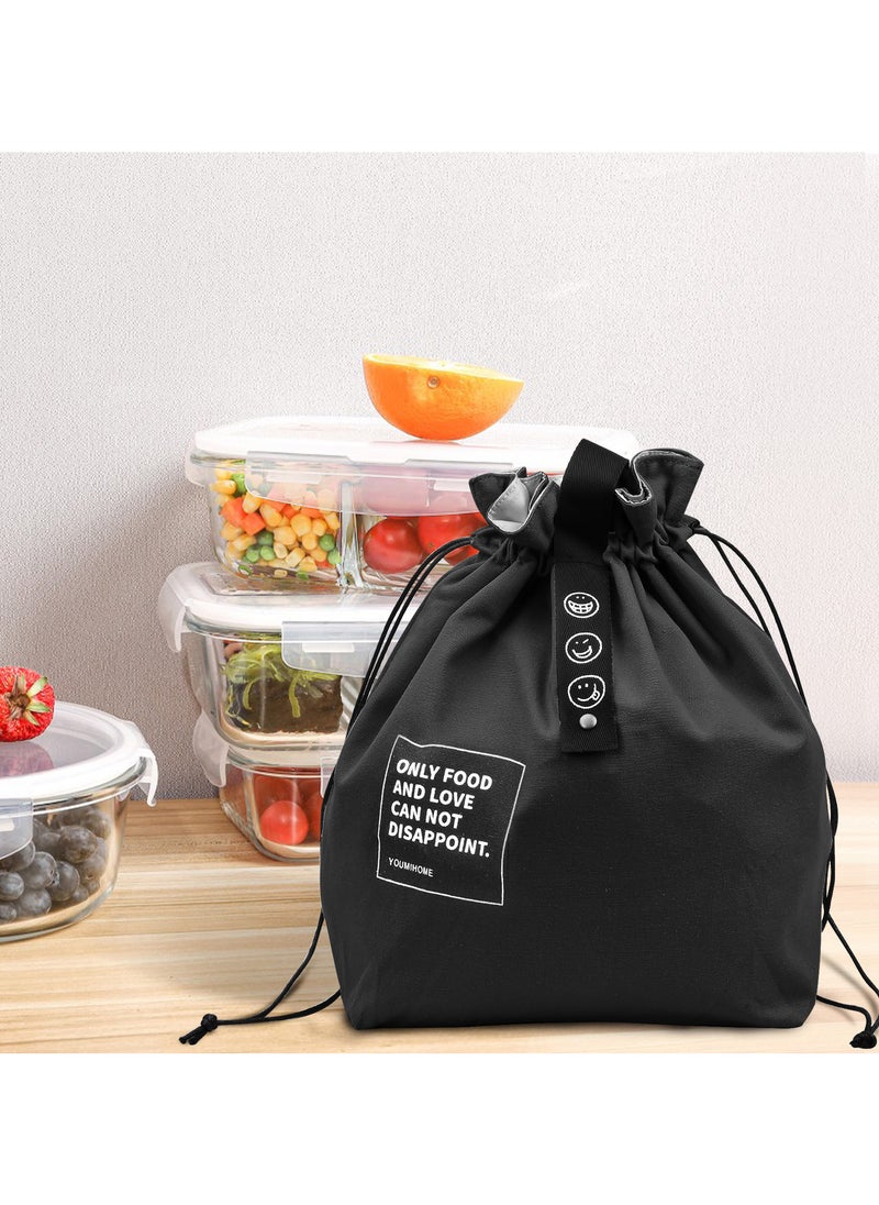 Generic 9L Lunch Bag Adults, 20 x 15 x 30cm Small Lunch Tote Bag, Soft Drawstring Bag for Men, Women, Work, School, Picnics  - Image 5