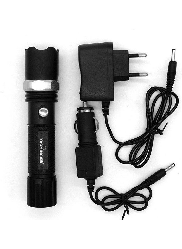 Yaoming Rechargeable LED Flashlight Cree Q5 2000LM Power Vehicle and Wall Charger  - Image 1