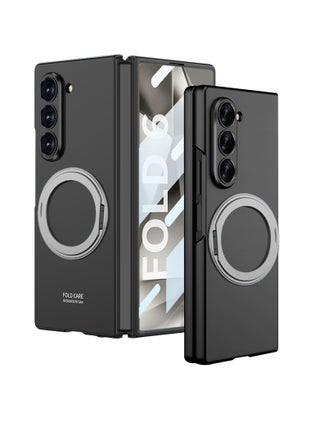 For Samsung Z Fold 6 2024 Case with Magnetic Ring Stand, Z Fold 6 Magnetic Protective Case with Built-in Screen Protector, Thin and Hard PC Protective Case for Z Fold 6 (Black) - pzsku/Z00F9523726C249292B01Z/45/1746223664/51796af0-95ff-4e2a-ae31-5599be255665