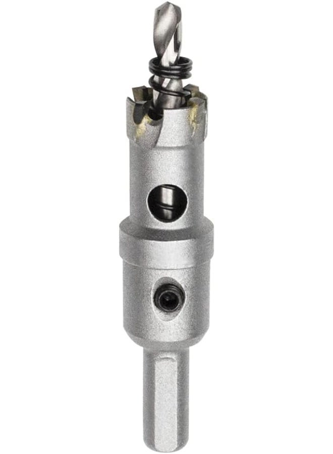 RNS TCT Hole Saw ECO 18 mm, TCT Metal Core Cutter with Pilot Drill, Arbor and Hex Key for Precision Steel, Sheet Metal and Industrial Drilling - Image 1