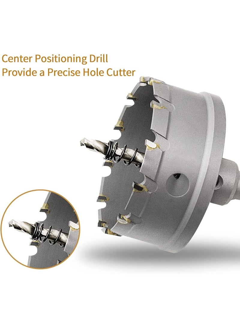 RNS TCT Hole Saw ECO 18 mm, TCT Metal Core Cutter with Pilot Drill, Arbor and Hex Key for Precision Steel, Sheet Metal and Industrial Drilling - Image 5