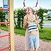 Hokilands Swing Gymnastic Ring Warrior Obstacle Course Slackline Climb Trapeze Fist Training Equipment 2 Purple Ninja Monkey Bar Hang Jungle Fist Workout Outdoor Indoor Home Gym Backyard Playground Play Sets - Image 4
