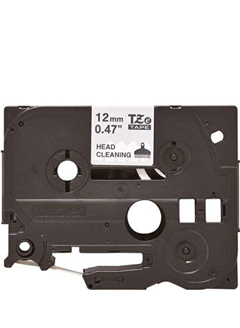 Brother Tze-CL3 Cleaning Tape Cassette, Black on White, 12 mm (W), 100 x Uses, Brother Genuine Supplies - Image 3