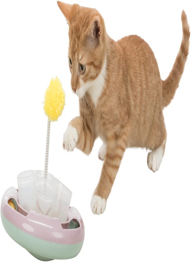 TRIXIE Junior Cat Activity Snack & Play Game, Slow Feeder, Interactive, Treat Toy - Image 2