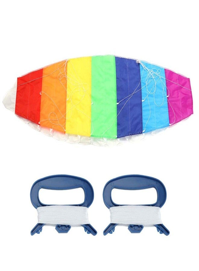 GOTOTOP 1.4m/2m/2.7m Color Double Line Stunt Power Sports Kite Outdoor Seaside Beach Toy with Handle with Double 30m Line, Suitable for Flying in Open Space Outdoor Places(1.4 Meters) - Image 1