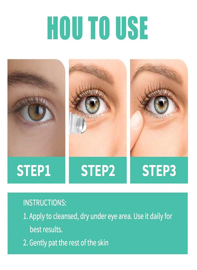 EELHOE - Enhance Eye Roller for Women & Men Relieves Tired Dry & Puffy  Improves Eye Comfort 8ml Eyes Massage Roller - Image 1