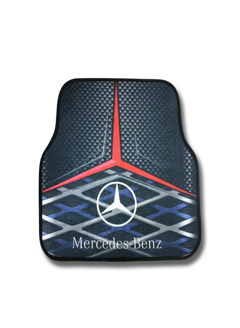 ماجيك كار هاب طقم دواسات سيارة 5 قطع متوافقة مع سيارات Mercedes-Benz تصميم مانع للانزلاق خامات متينة سهلة التنظيف تساعد على حماية أرضية السيارة من الأتربة والطين والمياه والانسكابات اليومية يشمل الدواسات الأمامية والخلفية بالإضافة إلى القطعة الوسطى مناسب للاستخدام اليومي - Image 3