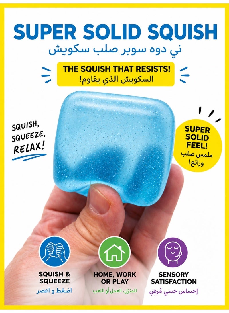 Winigolfe Nice Cube -Sensory Squeeze Toy with Super Solid Squish - 5.5" Cube - Image 1