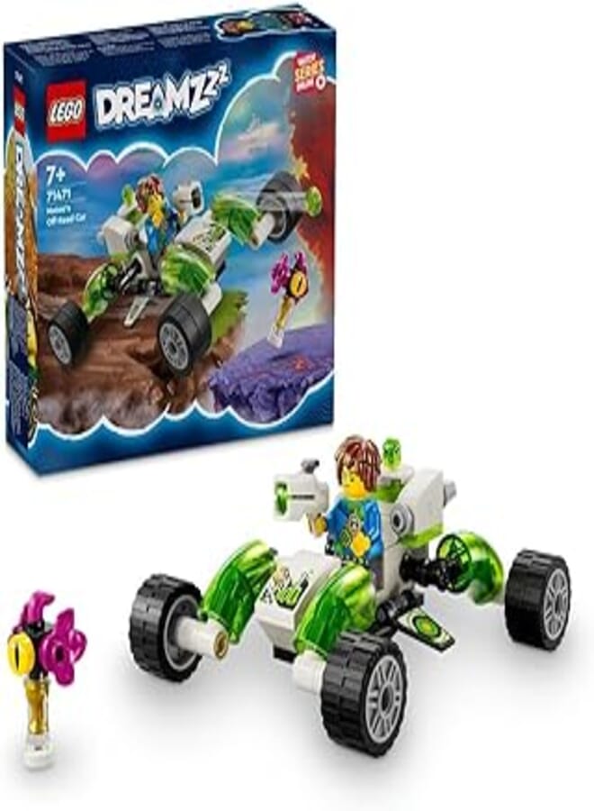 مجموعة سيارات لعبة LEGO® DREAMZzz™ Mateo’s Off-Road Car 71471؛ ألعاب للأولاد والبنات والأطفال (94 قطعة)