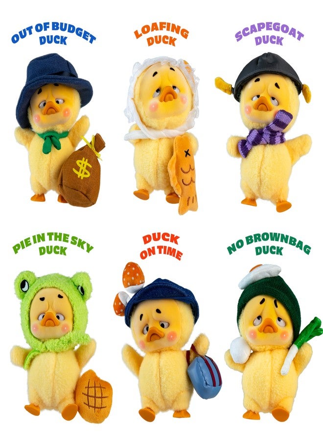 The Orb Factory ORB Official Upset Duck Blind Box Plush Figurine - Work Upsets Me Series - Collectible Plush Duck Decorative Figure with Cute Outfits - 1 of 7 Possible Figures (1 Rare Figure) to Collect in Each Box - Image 2