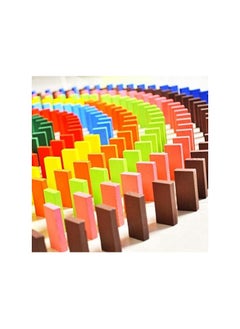 BJM 120 pieces of wood grain quality blocks of infants and young children baby toys Domino.  - Image 2