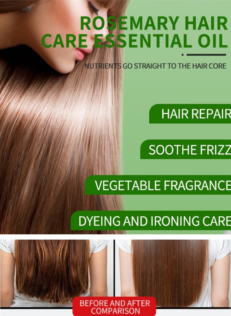 سكابراديس زيت إكليل الجبل (الروزماري) للشعر بمستخلصات نباتية ثلاثية – ترطيب، تنعيم، ومنع التساقط  تغذية عميقة لفروة الرأس | إصلاح التقصف وتحفيز النمو  علاج عضوي طبيعي  - Image 2