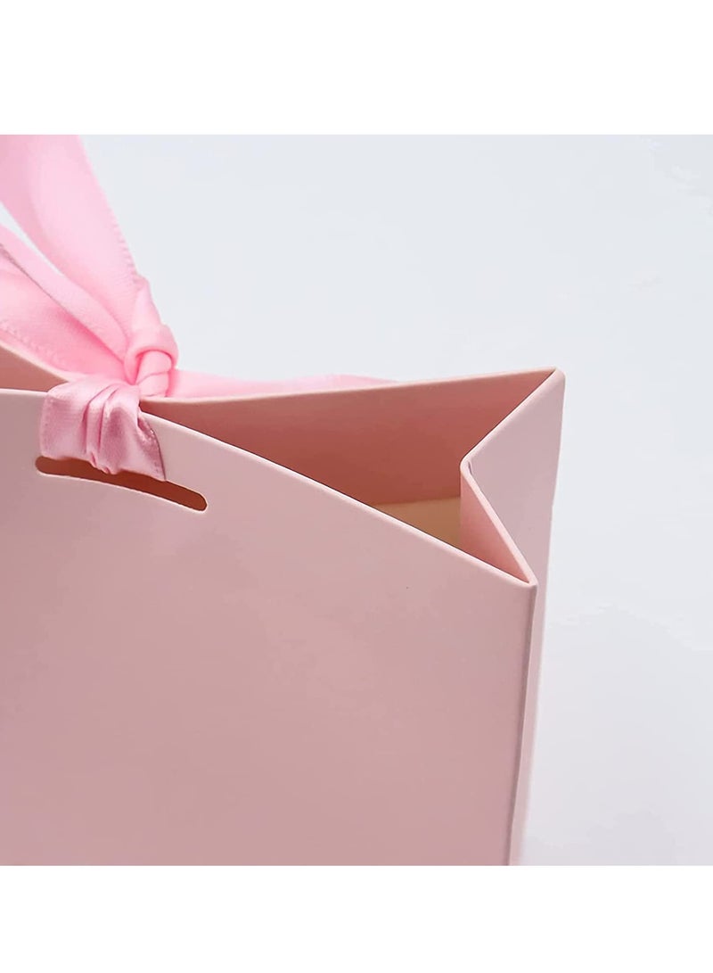 SYOSI Gift Bags with Pink Bow Ribbon Small Favor Thank You Bag Paper Gift Bags for Birthday Wedding Party Baby Shower Bridal Shower Wedding Celebrations Bags for Party Favour Pink 24Pcs - Image 3