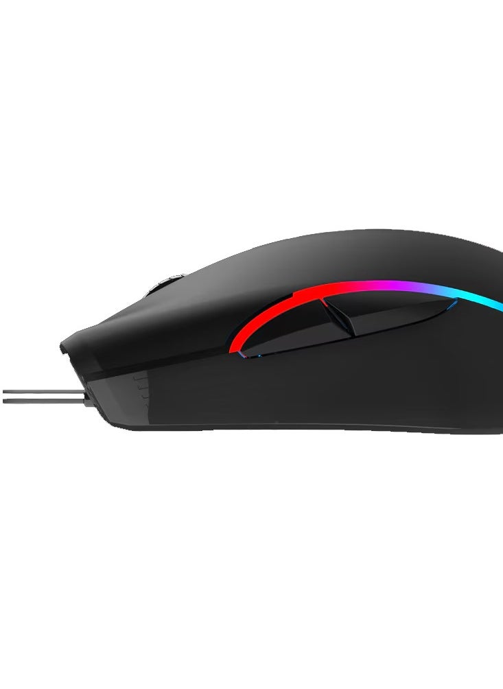 YES - ORIGINAL - Yes Original Gaming Mouse - GX66 model - RGB customizable, 6 macro buttons - 7200 DPI - black - Image 1