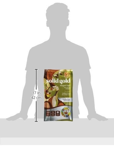 Solid Gold Sensitive Stomach Dry Cat Food - Grain Free & Gluten Free Sensitive Stomach Cat Food for Indoor Adult & Senior Cats - Dry Kibble for Cats w/Quail, Pumpkin & Probiotics for Gut Health - 6lb - Image 3