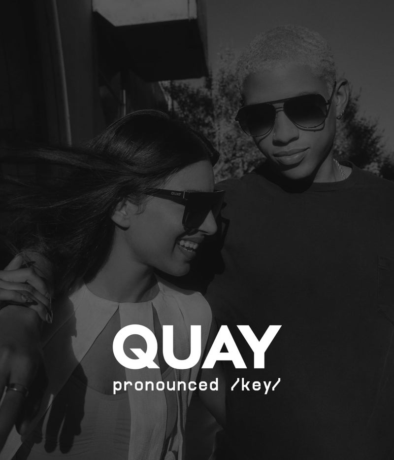 Quay - Womens Sunglasses, Cat Eye Lenses with UV Protection, Oversized Sunglasses (Come Thru, Black) - Image 3