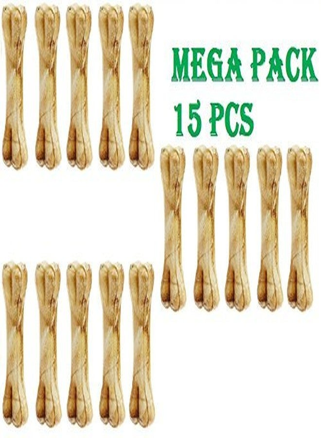 Skora Pressed Dog Chew Bone, Mini (3-inch x 15 Pieces) Mega Pack - Image 2