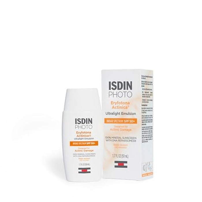 ISDIN Eryfotona Actinica Zinc Oxide and 100% Mineral Sunscreen Broad Spectrum SPF 50+, No White Cast, Suitable for Sensitive Skin - Image 2