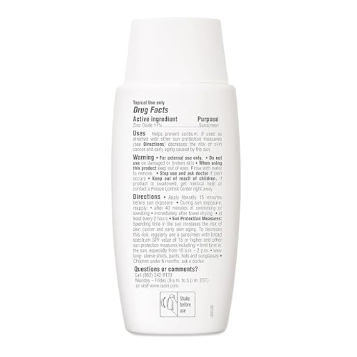 ISDIN Eryfotona Actinica Zinc Oxide and 100% Mineral Sunscreen Broad Spectrum SPF 50+, No White Cast, Suitable for Sensitive Skin - Image 3