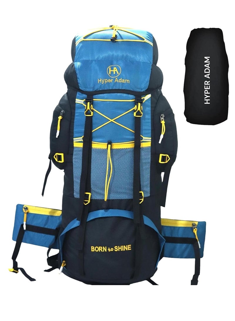 Hyper Adam Rucksack Bags | 75 Litres Travel Bag For Men | Tourist Bag For Travel | Backpack For Hiking Trekking Bag Mountain Bag For Camping | Rain Cover | KDH1 - Image 1