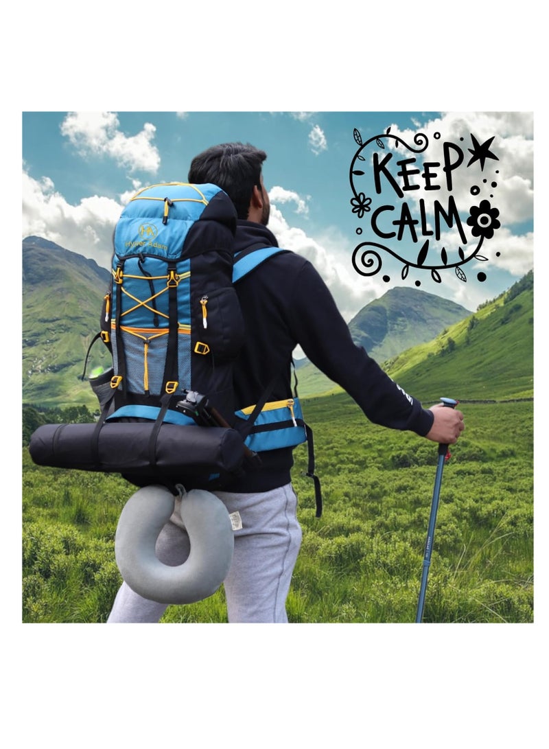 Hyper Adam Rucksack Bags | 75 Litres Travel Bag For Men | Tourist Bag For Travel | Backpack For Hiking Trekking Bag Mountain Bag For Camping | Rain Cover | KDH1 - Image 3