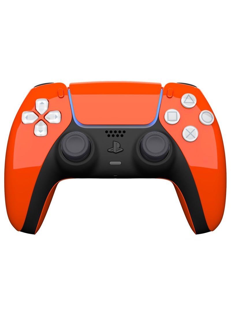 CRAFT by MERLIN PAINTED PLAY STATION 5 DUAL SENSE WIRELESS CONTROLLER NEON SUN - Image 1