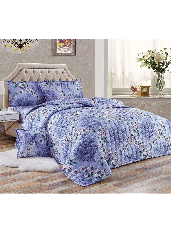 إيروريكس طقم لحاف مضغوط 4 قطع متعدد الألوان مقاس مفرد