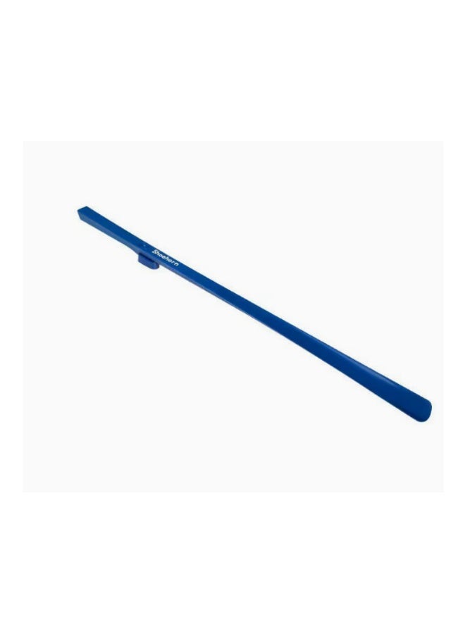 NEWLAN Long Handle Shoe Horn - Durable Plastic Shoe Helper, Easy to Carry & Hang, Pregnant Women & Family Daily Use. Blue - Image 1