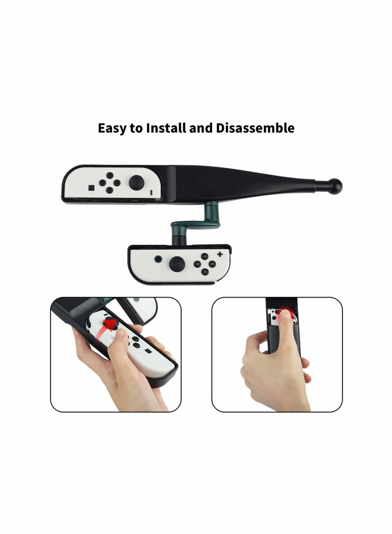 Captaintech Fishing Rod for Nintendo Switch & Switch OLED Joy Con , Game Handle Grip Controller Accessories Compatible with for Bass Pro Shops: The Strike Championship Edition, Enhance Gaming Experience - Image 5