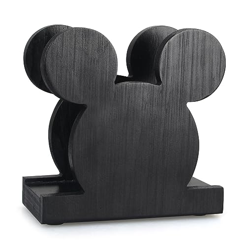 Renawe Cute Wooden Napkin Holder for Table Decor Kitchen Bathroom Desk Accessories Modern Cocktail Funny Decorative Xmas Home Decor Farmhouse Wood Cool Christmas - Image 3