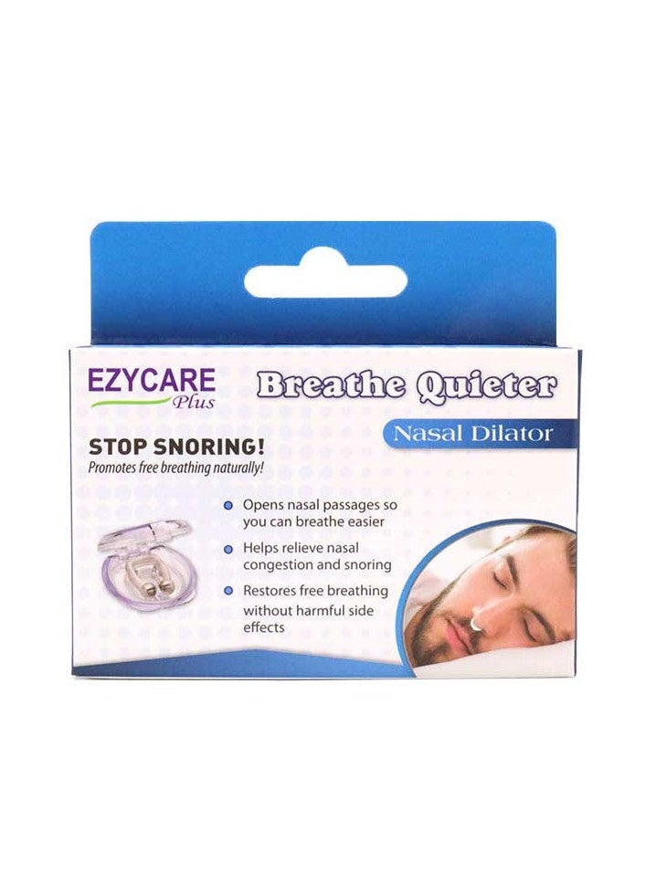 Ezycare Breathe Quieter Nasal Dilator EC38500 – Anti-Snoring & Better Breathing Aid