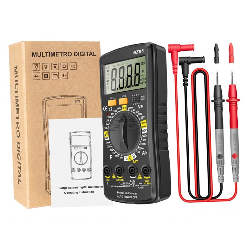 COHEALI Digital Multimeter DC Voltage Tester Diode Electrical Repair Tool Home Use - Image 1