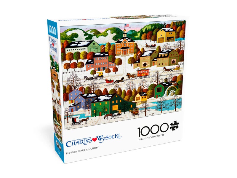 Buffalo Games - Charles Wysocki - Blossom River Junction - 1000 Piece Jigsaw Puzzle for Adults -Challenging Puzzle Perfect for Game Nights - Finished Size is 26.75 x 19.75 - Image 3