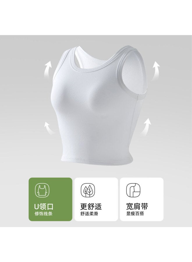 Top melon Modal Feel Short Basic Versatile Layering Women'S Soft And Comfortable Wearable Outside - Image 3