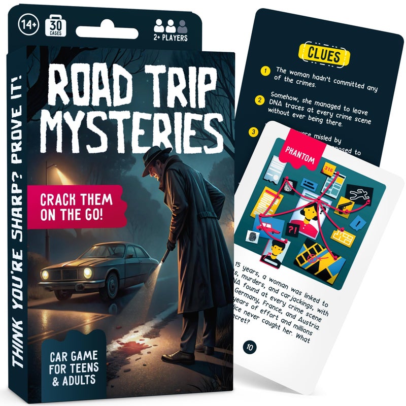 WELL BALANCED Road Trip Mysteries Car Game for Adults Teens Road Trip Travel Essentials - Image 3