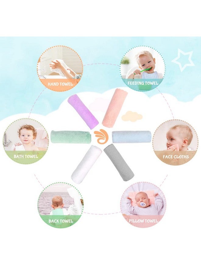 Orighty Baby Washcloths 50-Pack, Microfiber Coral Fleece Baby Face Towels, Soft and Absorbent Wash Cloths for Newborns, Infants and Toddlers, Gentle on Delicate Skin for Face Hands and Body, 7x9 Inch - Image 4